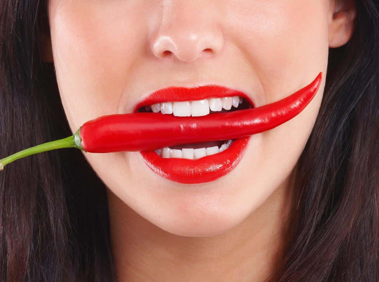 Close-up of a smile with immediate whitening results after treatment Leicester
